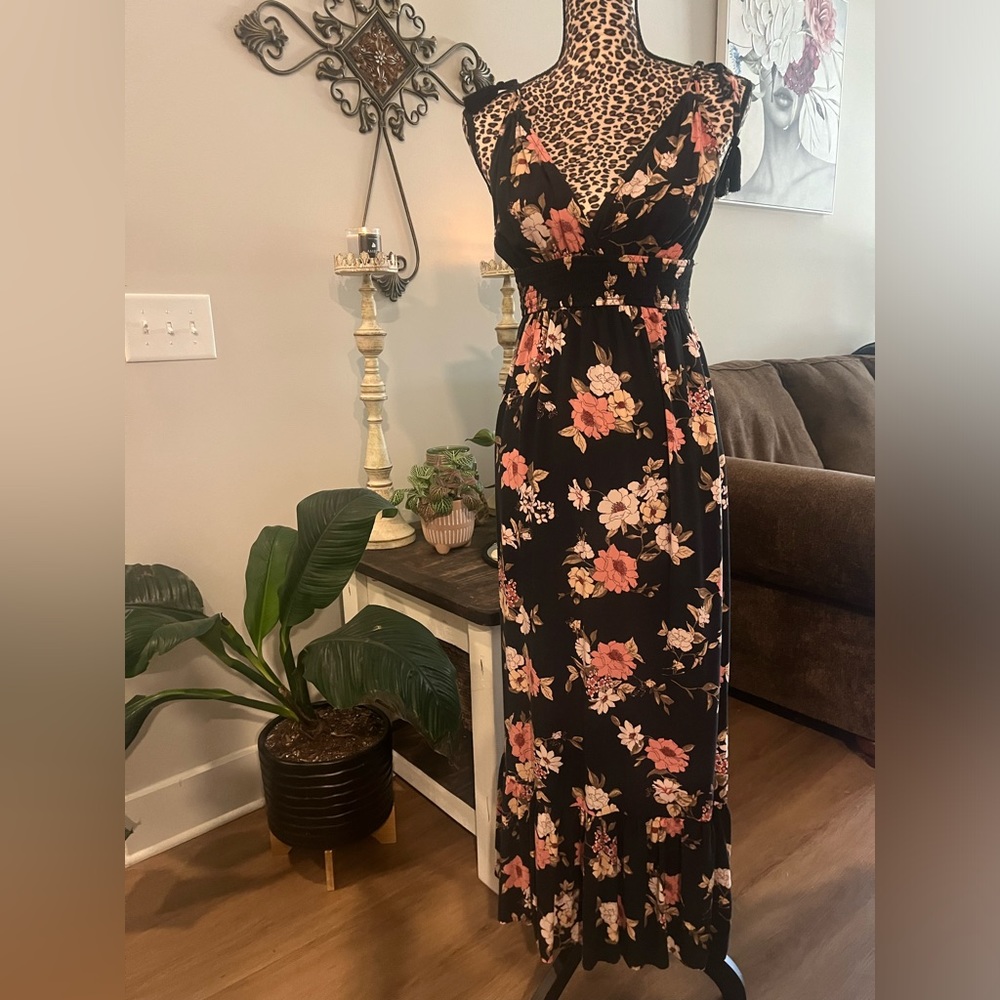 Sexy Floral Maxi Dress